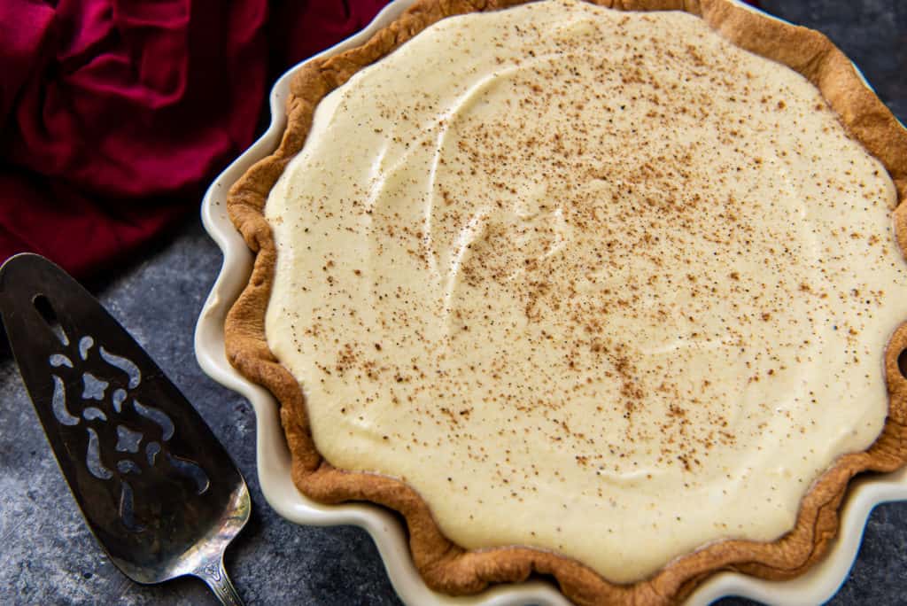 eggnog pie eggnog pie