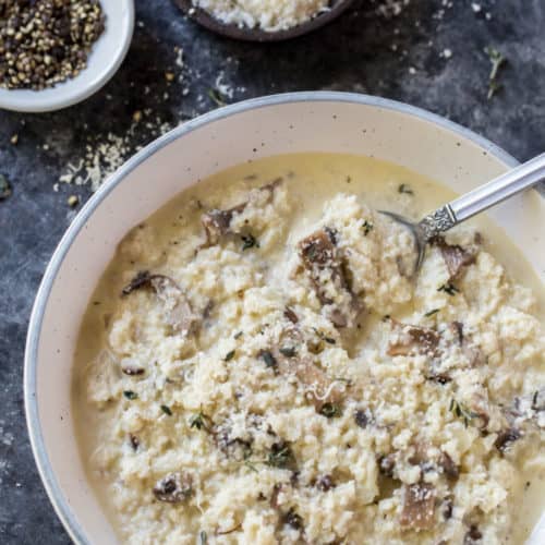 Creamy Cauliflower Risotto KetoConnect