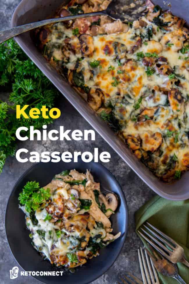 Keto Chicken Casserole | Cheesy Bake! - KetoConnect