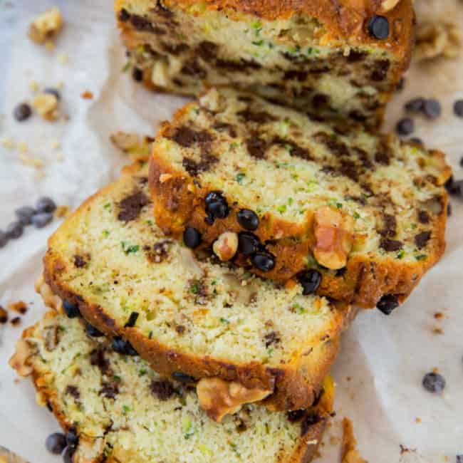 Chocolate Chip Zucchini Bread Chocolate Chip Zucchini Bread