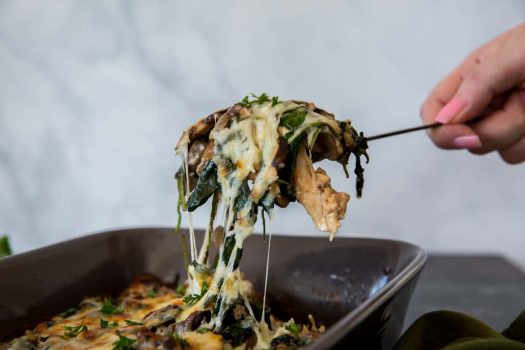 best keto chicken recipes spoon of keto chicken casserole