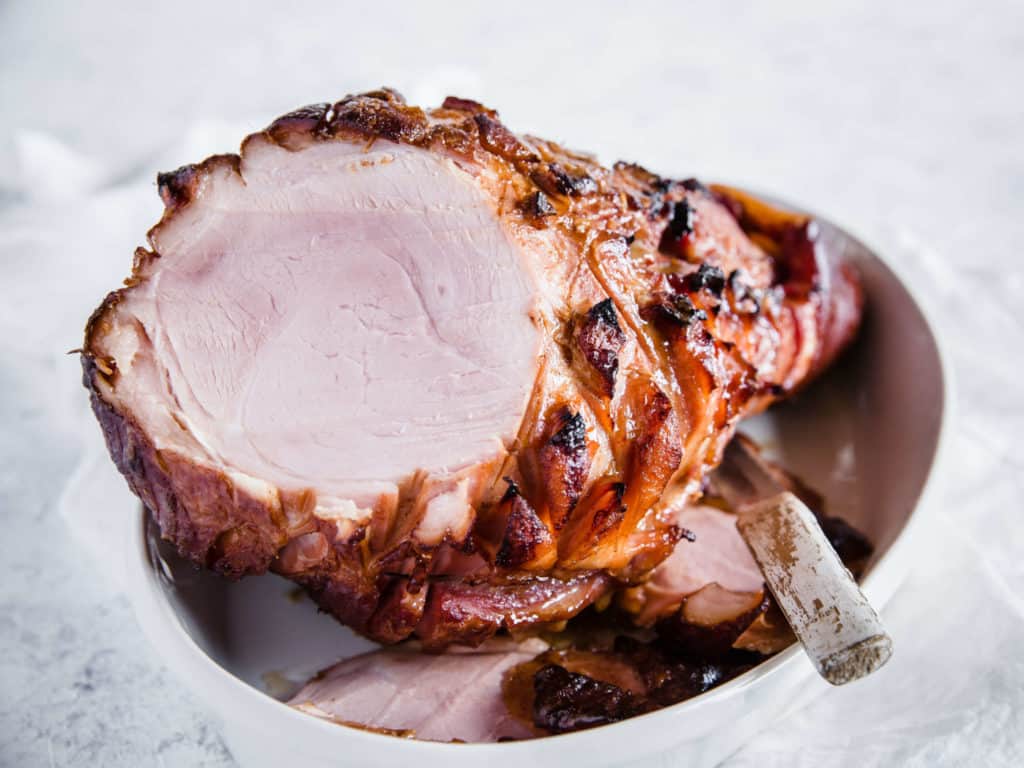 Sliced Glazed Ham