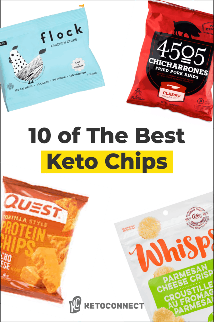 keto chips the 10 best keto chip options on white background