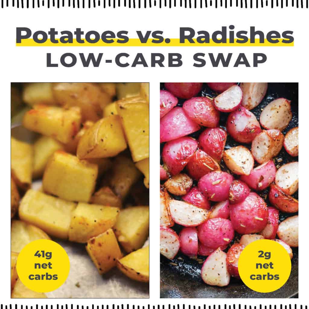 carbs in radishes carbs in radishes