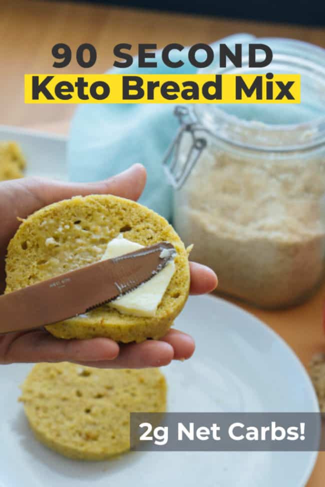 Keto mug bread in 90 seconds 
