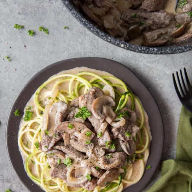 Keto Beef Stroganoff Keto Beef Stroganoff