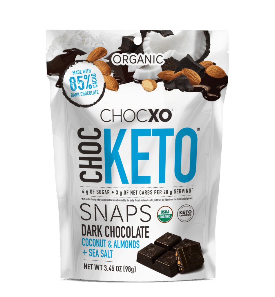 Keto snaps chocolate bars