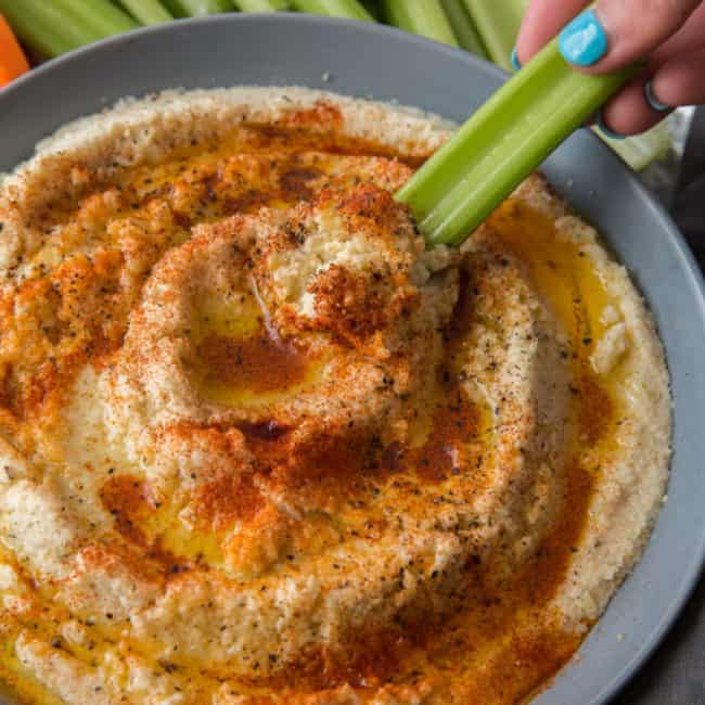 Cauliflower hummus Cauliflower hummus