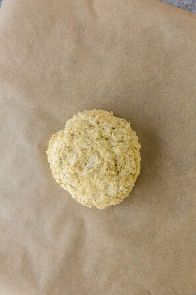 ball of dough formed