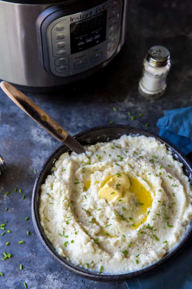 dish served and topped with fresh herbs