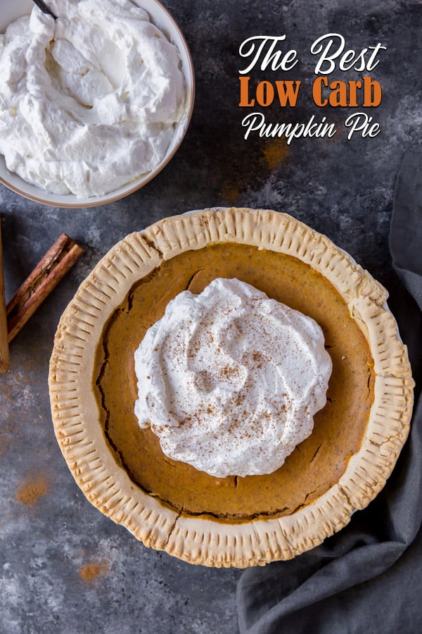 low carb pumpkin pie recipe