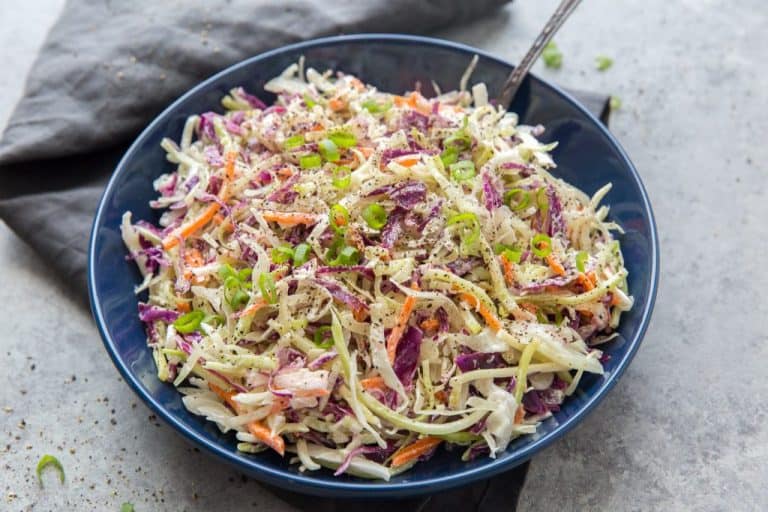 4 Ingredients KETO Coleslaw Recipe KetoConnect
