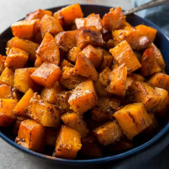 butternut squash keto butternut squash keto recipe served for dinner in a bowl