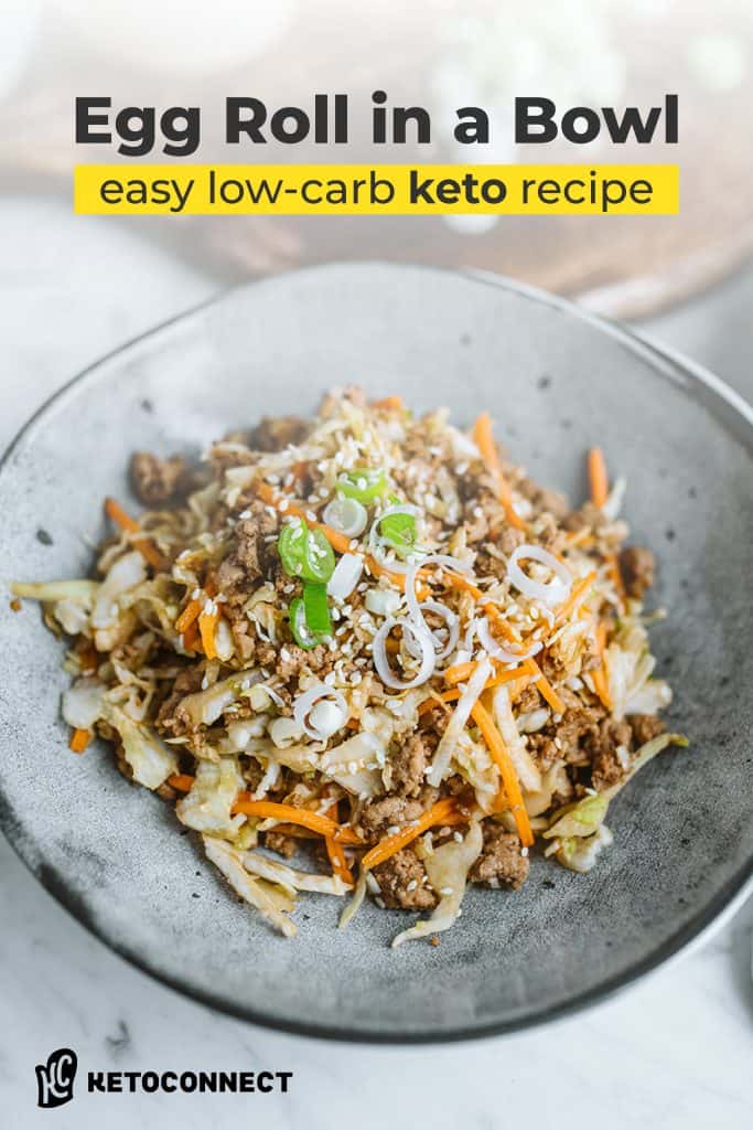 Keto Egg Roll In A Bowl Egg roll in a bowl pin