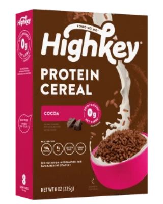 high key protein cereal chocolate flavor