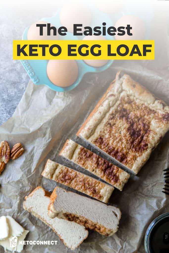 Egg Loaf cinnamon dusted egg loaf on parchment paper
