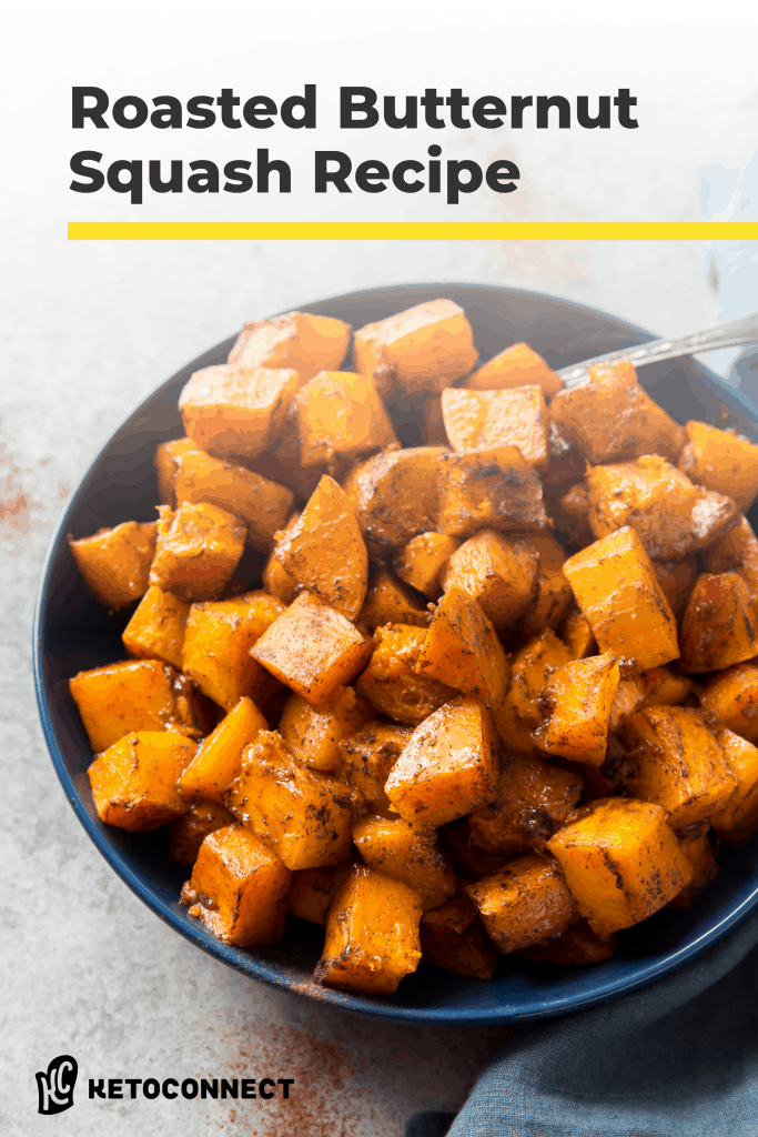 butternut squash keto full bowl of butternut squash with cinnamon