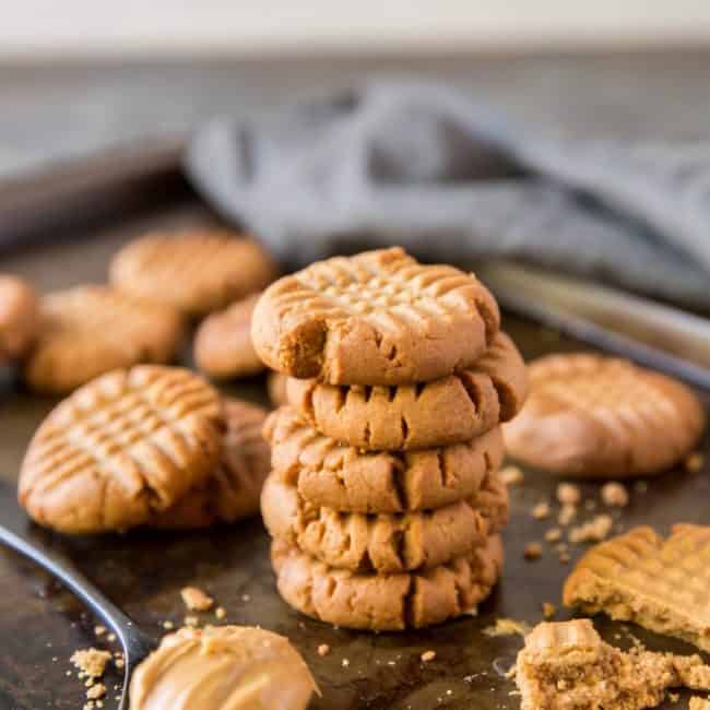 Keto Peanut Butter Cookies Keto Peanut Butter Cookies