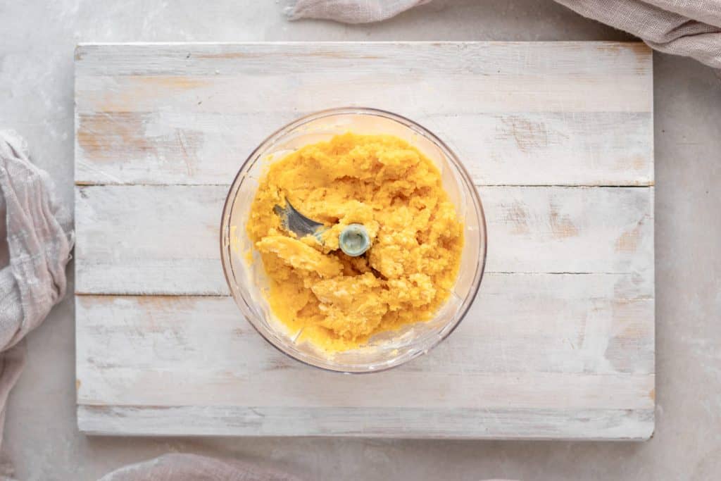 best keto bread Flour and egg yolks mixed