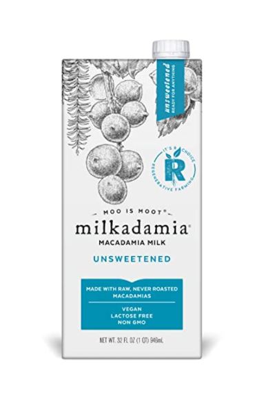 keto milk box of milkadamia brand macadamia nut milk