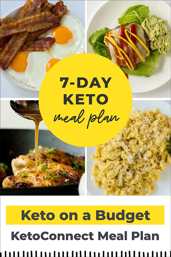 7 Day Lazy Keto Meal Plan (Easy Recipes, Budget Friendly)