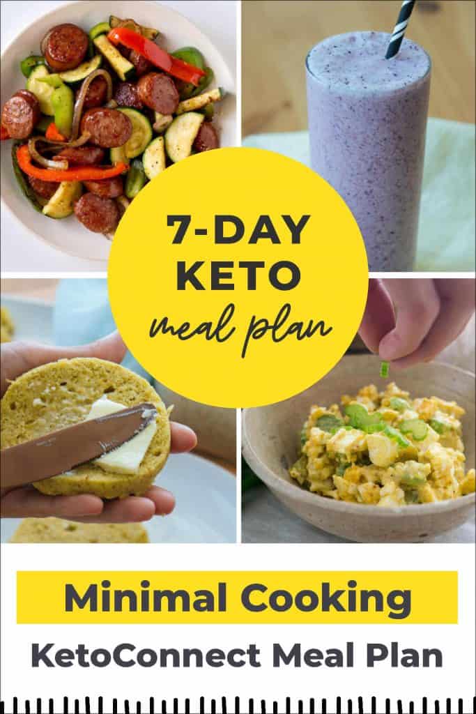 minimal cooking meal plan pin