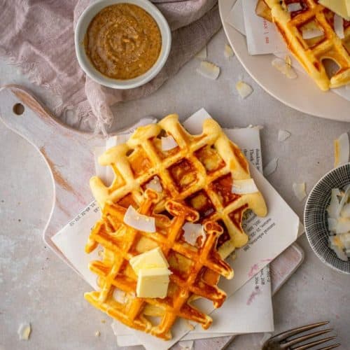 Fluffy Keto Protein Waffles 2g Carbs KetoConnect