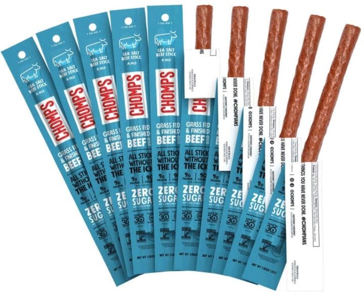 trader joe's keto Chomps Grass-Fed Beef Sticks