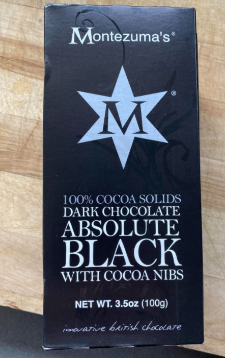 Montezuma’s 100% Dark Chocolate with Almond and Sea Salt