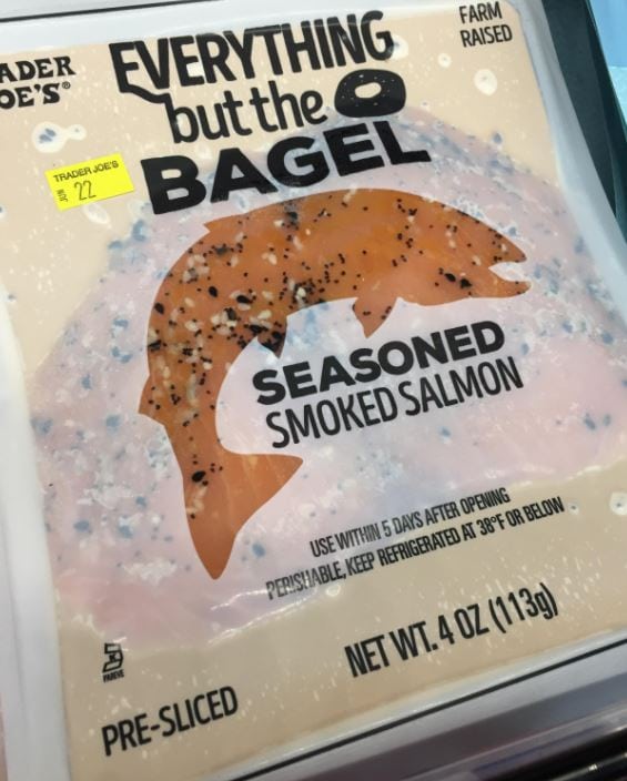 Trader Joe's Everything But the Bagel Seasoned Smoked Salmon