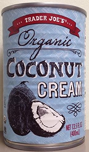 trader joe's keto Trader Joe’s Organic Coconut Cream