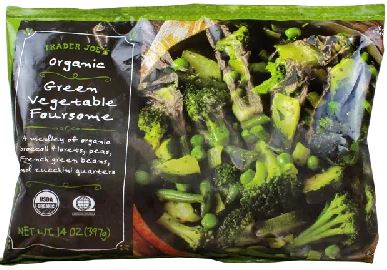 Trader Joe's Organic Green Vegetable Foursome