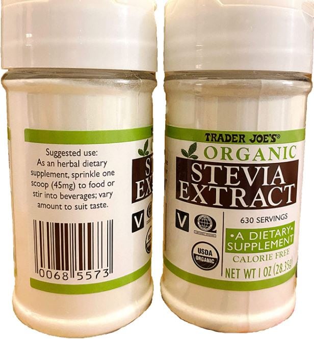 trader joe's keto Trader Joe’s Organic Stevia Extract