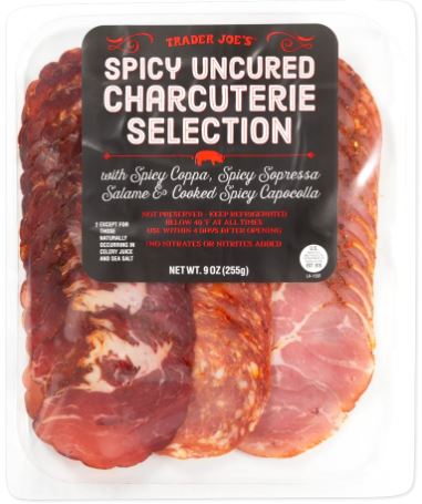 trader joe's keto Trader Joe’s Spicy Uncured Charcuterie Selection