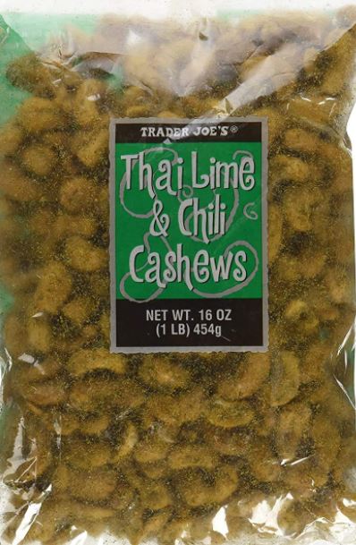 Trader Joe’s Thai Lime and Chili Cashews