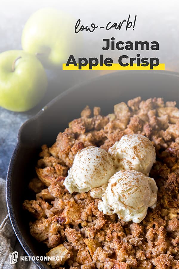 Keto Apple Crisp Jicima apple crisp pin