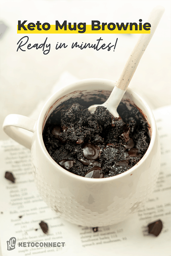 Keto Mug Brownie keto mug brownie pin