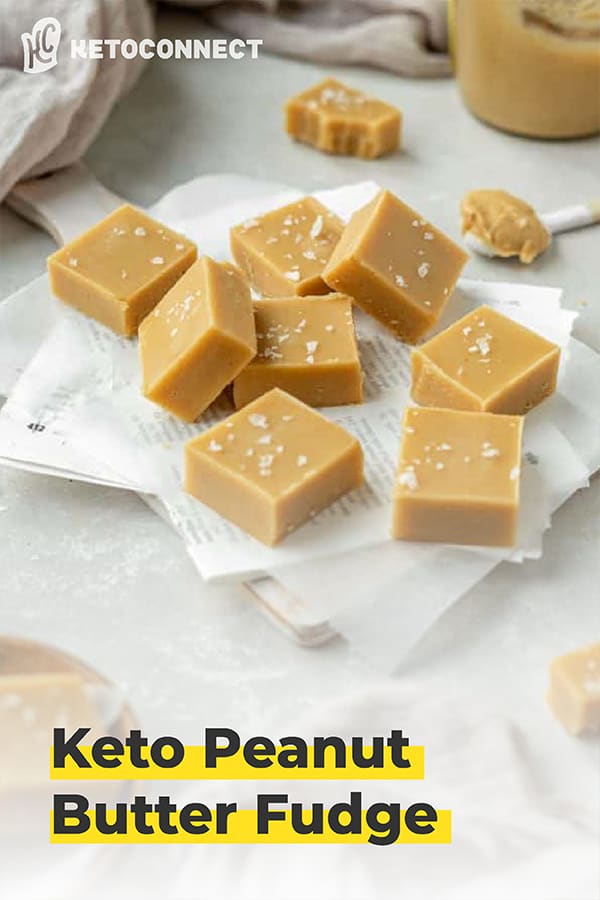 keto peanut butter fudge Keto Fudge Pin