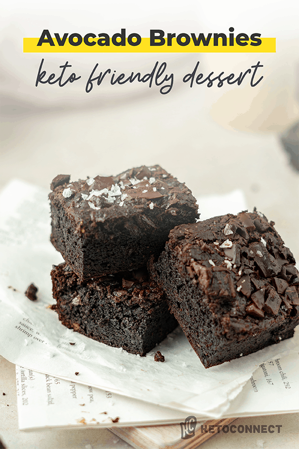 Keto Avocado Brownies Keto Avocado Brownies Pin
