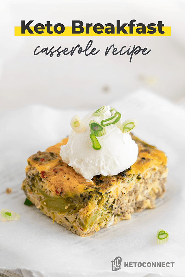 Keto breakfast Casserole Keto Breakfast Casserole pin