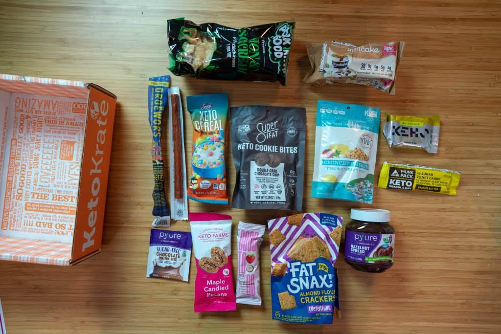 everything included in a keto krate subscription each month