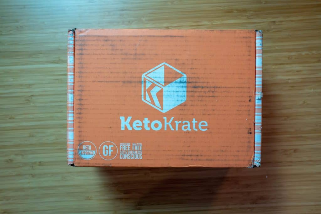 best keto subscription box keto krate unopened on a table