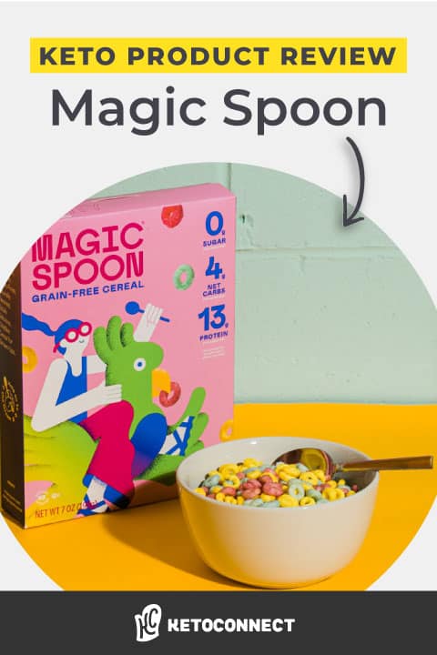 Magic Spoon Cereal Review review of magic spoon keto cereal with text overlay