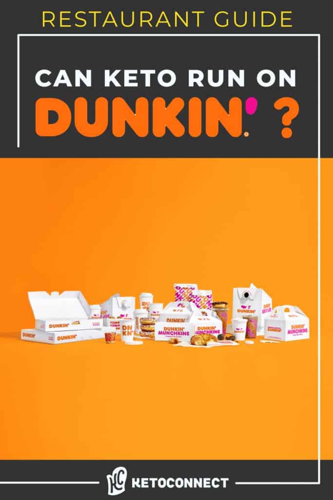 can keto run on dunkin picture graphic with takeout foods