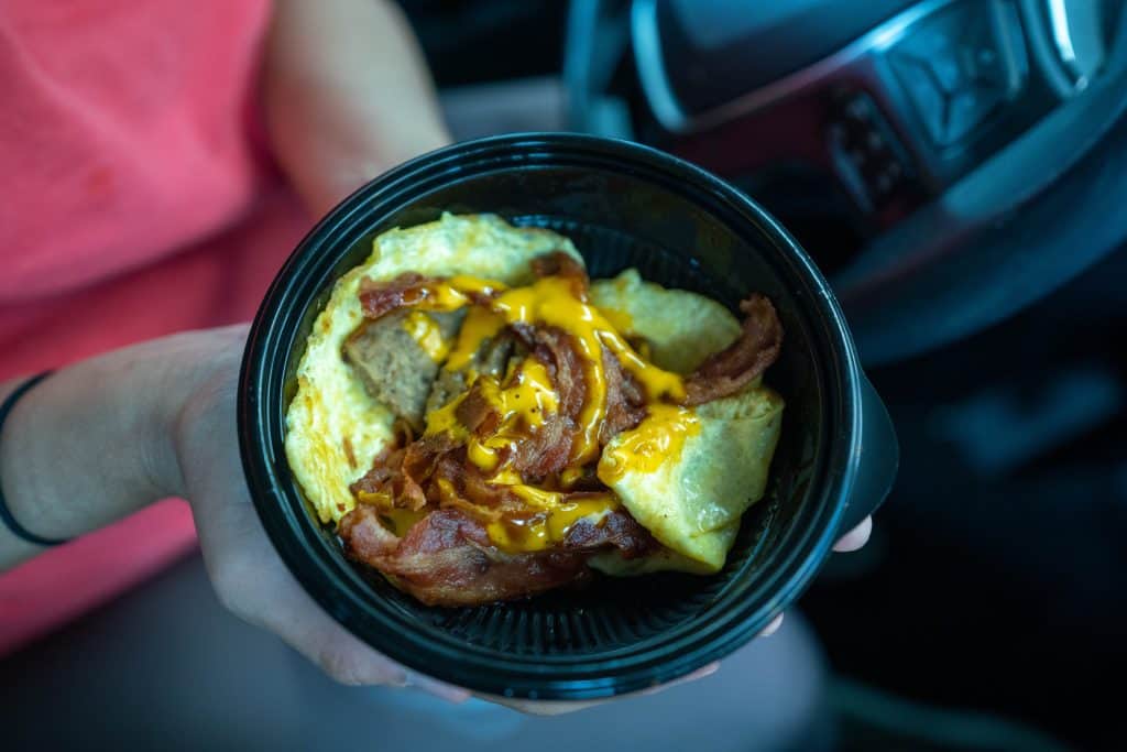 sonic keto breakfast bowl without tater tots