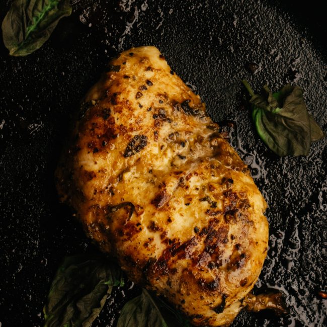 keto chicken marinade basil pesto keto chicken marinade being cooked