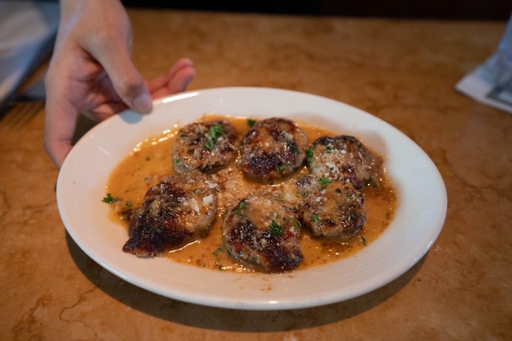 stuffed mushrooms from the cheesecake factory