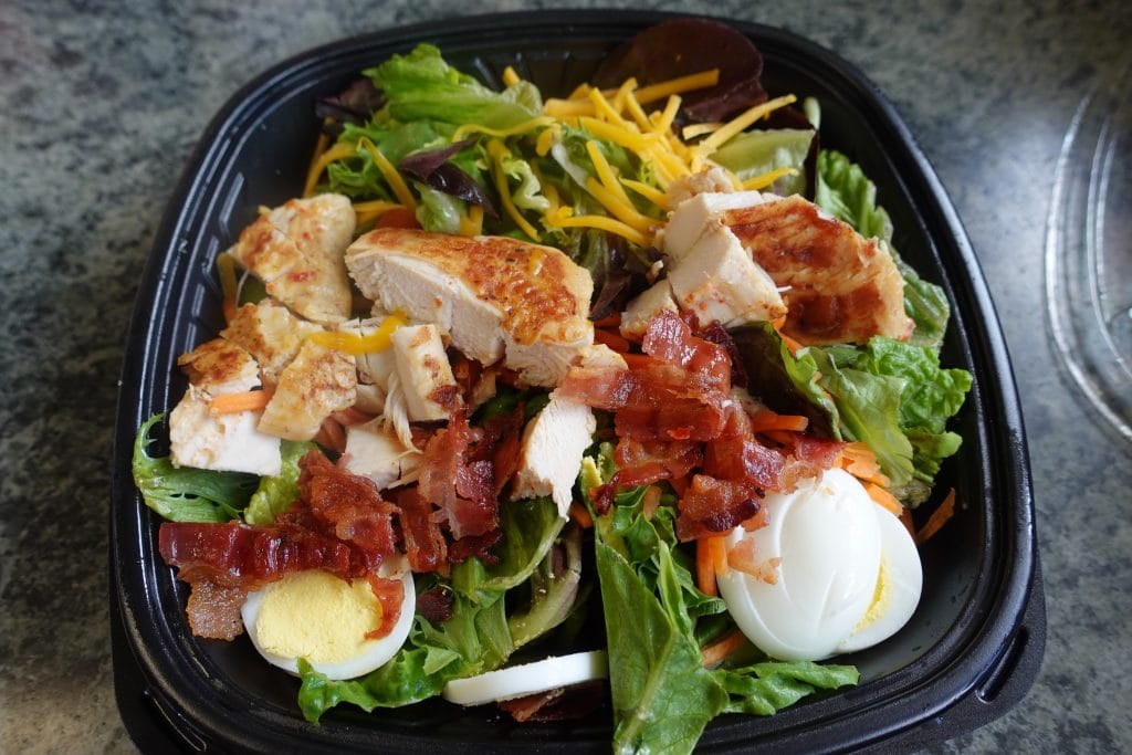 grilled chicken cobb salad from whataburger