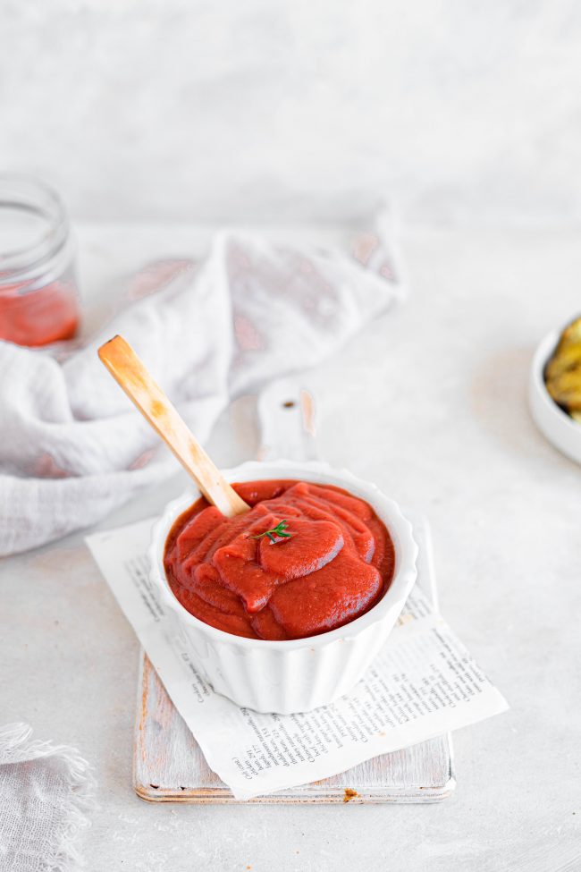 keto catsup in a bowl feature image