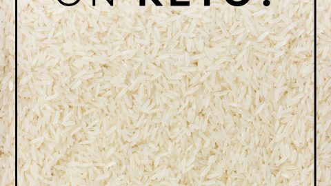 can you eat rice on keto graphic